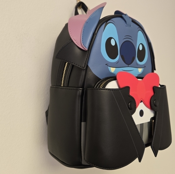 Loungefly Disney Stitch Vampire Bow Tie Backpack main image 8